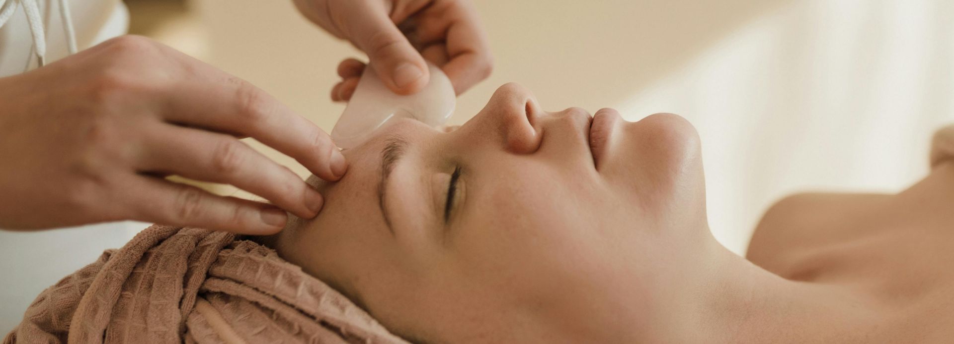 Woman in Facial Massage
